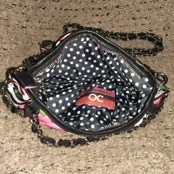 Y2K-LE SPORTSAC X OC-TIJUANA ROSE-Hobo-Complete-2 Straps/Hang Charm-Near Mint - Picture 6 of 6